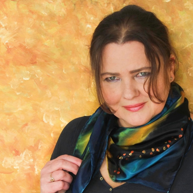 Hedvábný šátek - Faroe islands