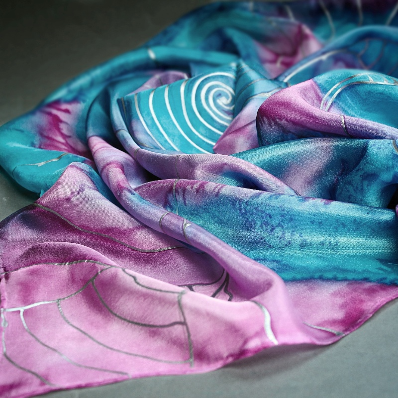 Hedvábný šátek - Větvení