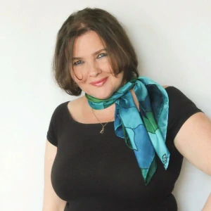 Hedvábný šátek - Modrásek