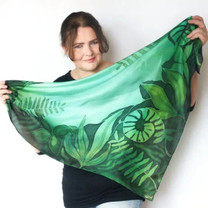 Hedvábný šátek - V kapradí