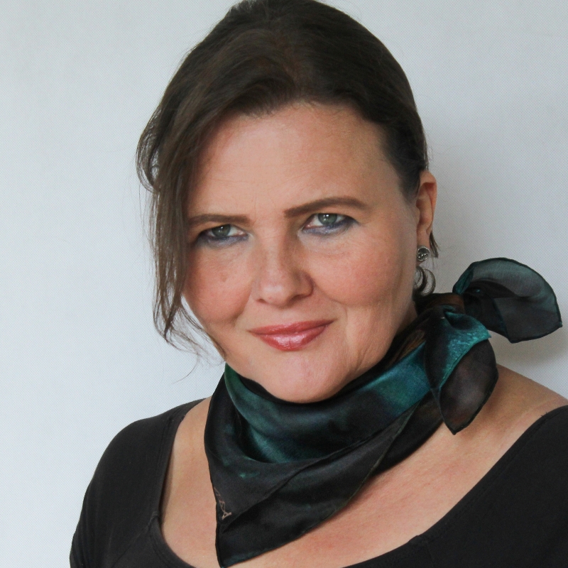 Hedvábný šátek - Hnědopetrolejový