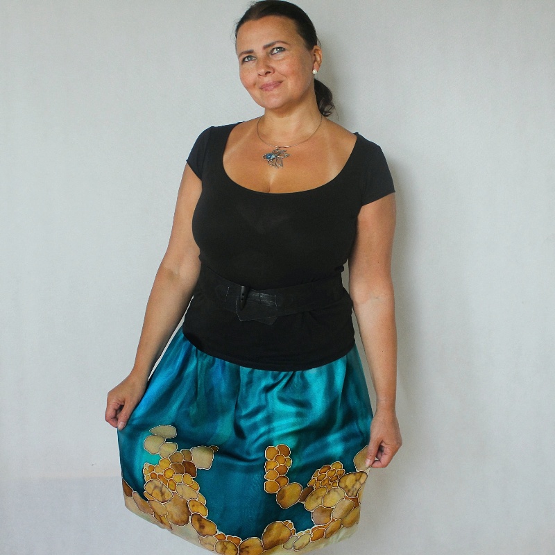 Hedvábná sukně - Na dně moří