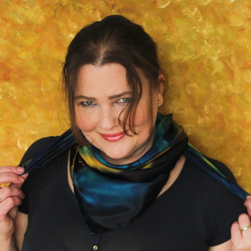 Hedvábný šátek - Faroe islands