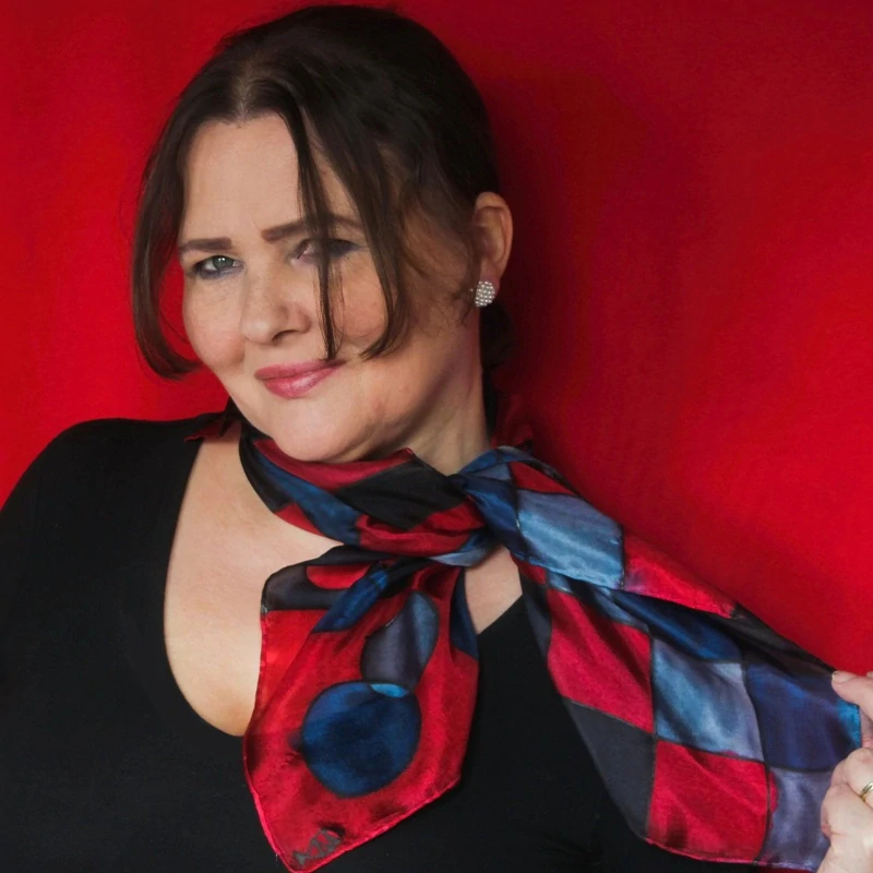 Hedvábný šátek - Pop art