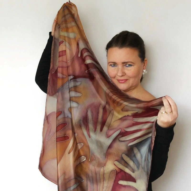 Hedvábný šátek - Altamira
