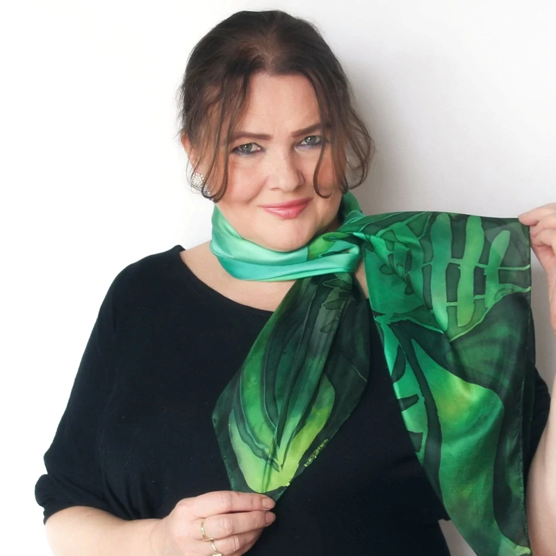 Hedvábný šátek - V kapradí