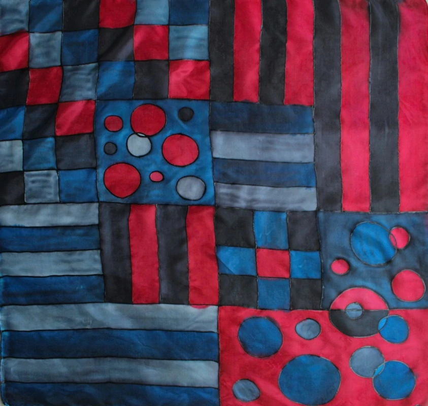 Hedvábný šátek - Pop art