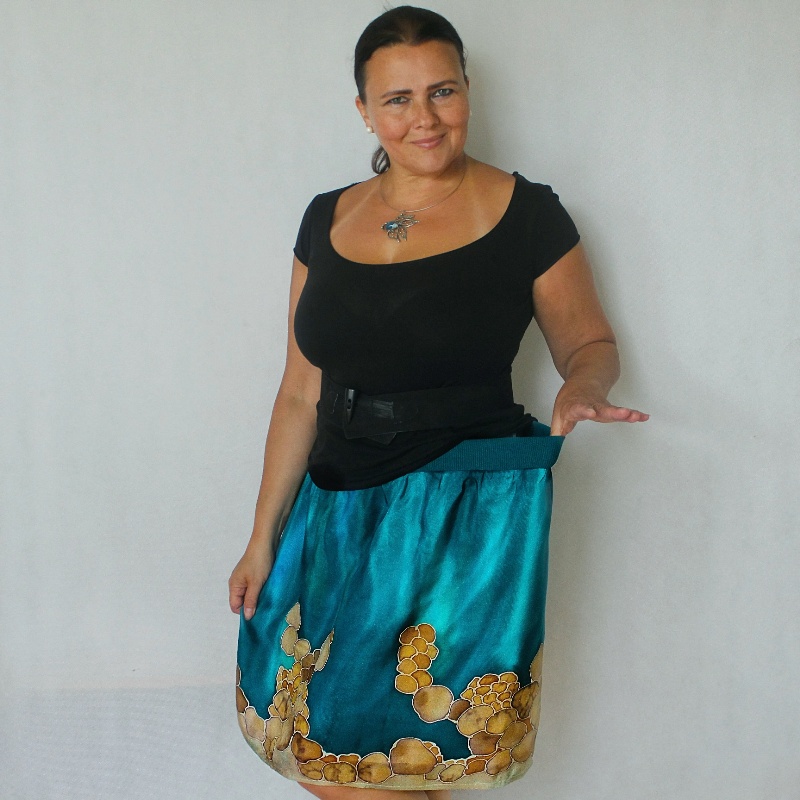 Hedvábná sukně - Na dně moří