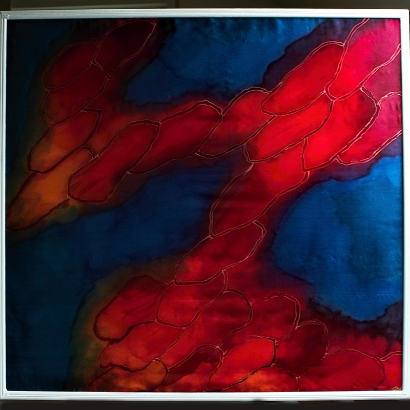 Hedvábný šátek - Etna