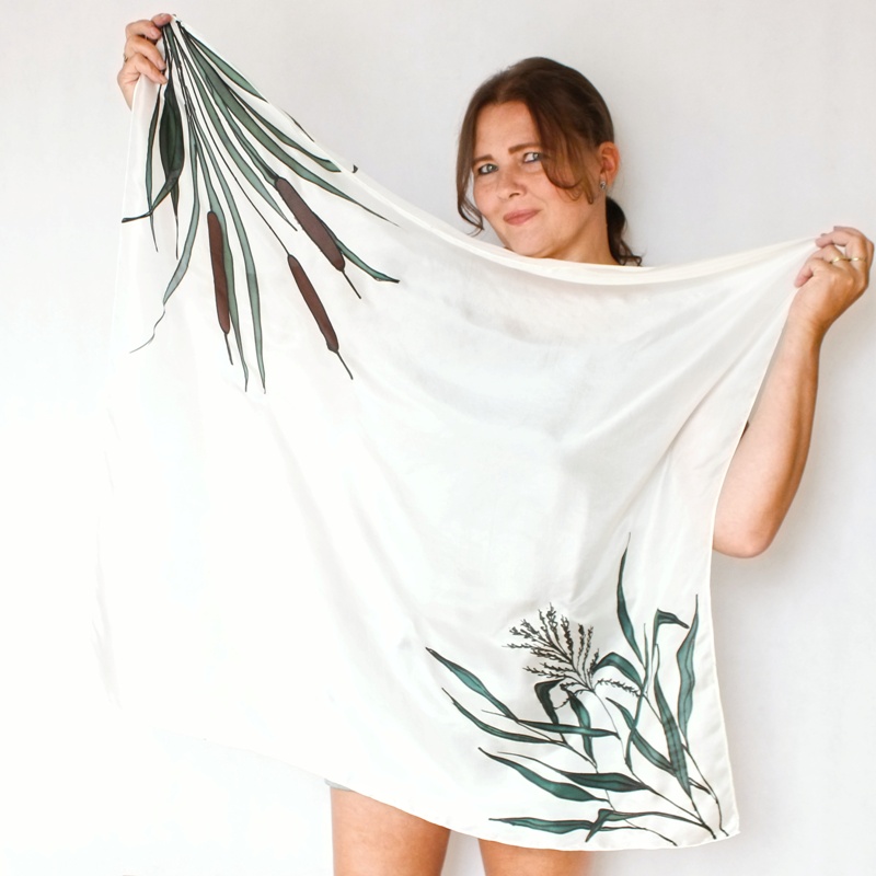 Hedvábný šátek - Rákosí