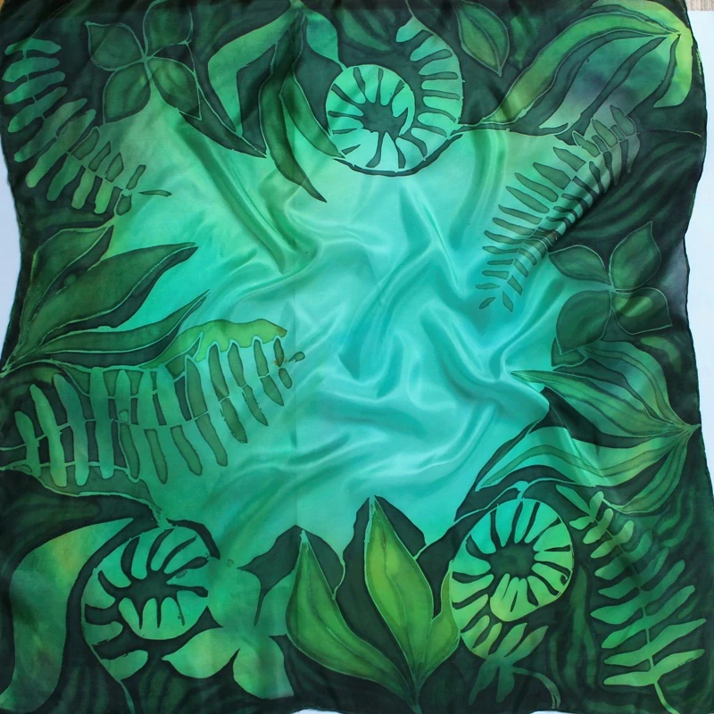 Hedvábný šátek - V kapradí