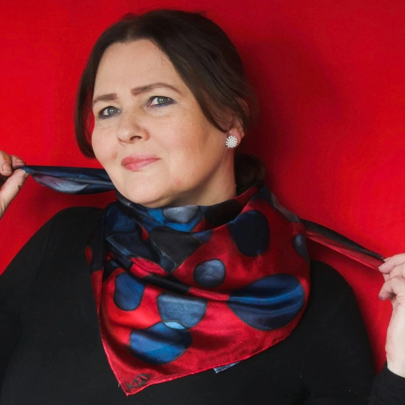 Hedvábný šátek - Pop art